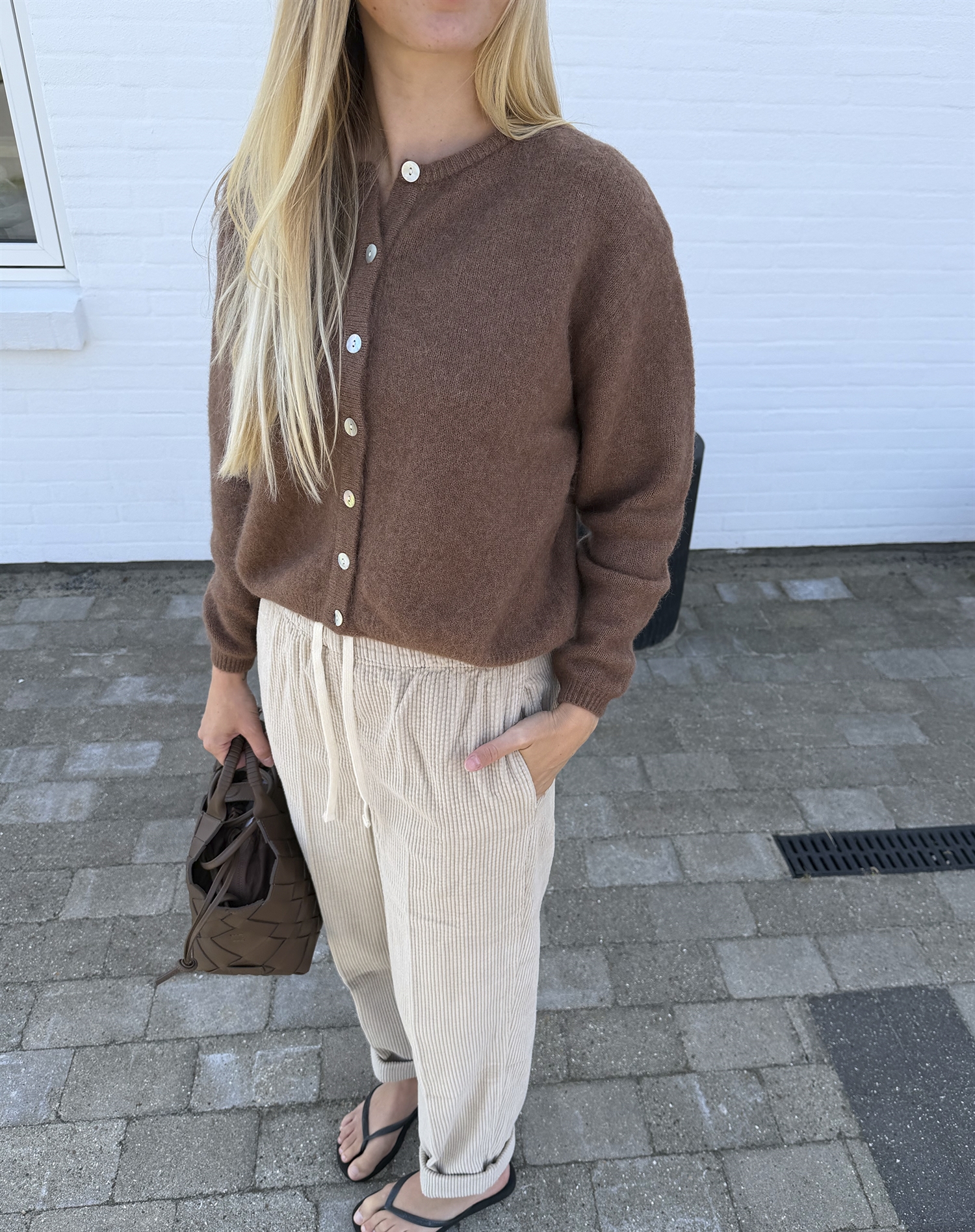 American Vintage - Vitow Cardigan - Chocolat Chine